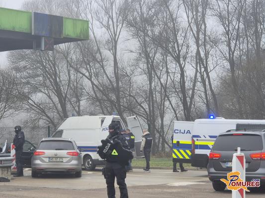 FOTO in VIDEO: Soboški policisti so 40-letnega morilca izročili Hrvatom