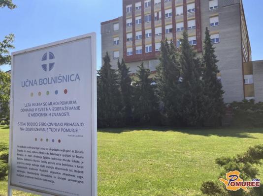 Splošna bolnišnica Murska Sobota prezasedena, obiske so prepovedali