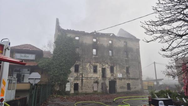 VIDEO: Po požaru prijeli osumljenca, usoda mlina pa ostaja neznana