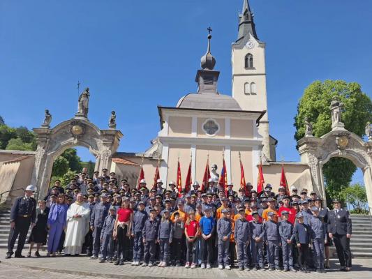 FOTO: Florijanova maša v Ljutomeru združila gasilce in skupnost