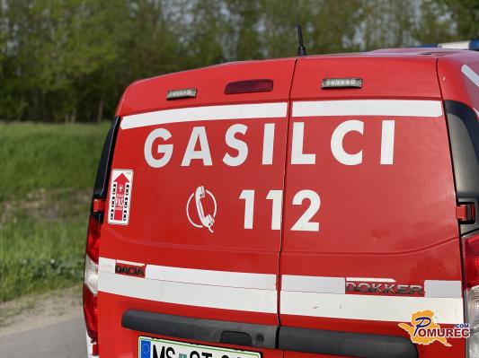 Požar v Šalovcih: posredovalo več gasilskih društev