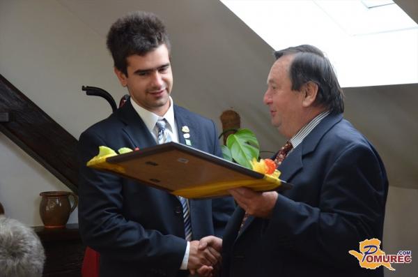 FOTO: Župan Občine Puconci sprejel zlata maturanta in orača svetovnega formata