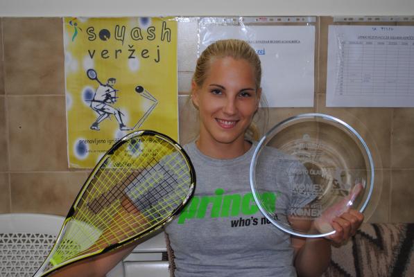 Sara Rojnik – aktualna državna prvakinja v squashu