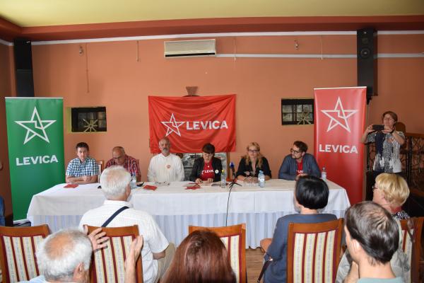 Levica predstavila svoje kandidate in kandidatke