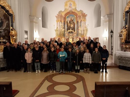 FOTO: V župniji Beltinci so obeležili god svete Cecilije zavetnice cerkvenega petja