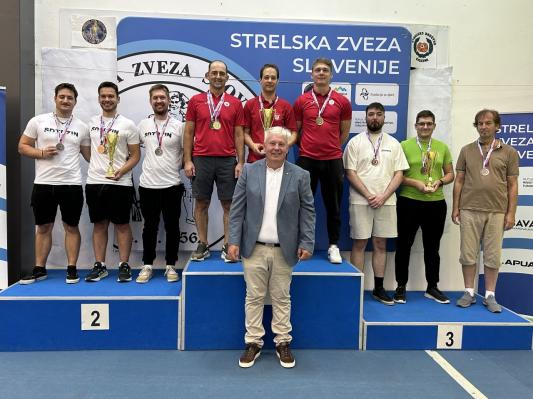 Strelcem iz Turnišča že deveti naslov državnih prvakov, odličen tudi Robi Markoja