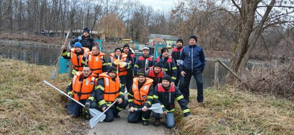 FOTO: Spominski spust po valovih reke Mure v spomin na gasilca Ljuba Filipiča