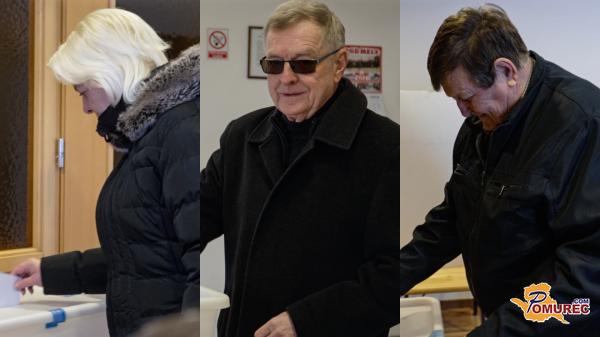 FOTO: Županski kandidati v Gornjih Petrovcih že opravili volilno dolžnost