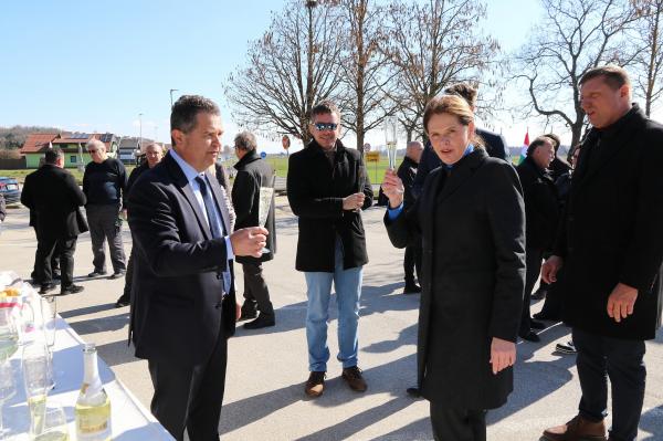 V Lendavi odprli prenovljeno cesto do Pinc, vredno več kot sedem milijonov evrov