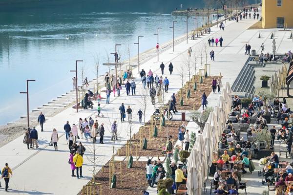 Dobre zgodbe Evrope: Prenovljeno območje Lent – nova podoba mariborskega nabrežja Drave