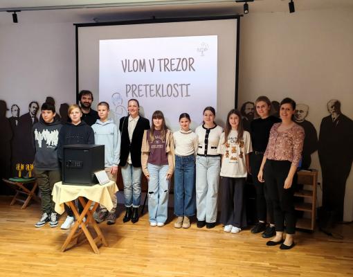 FOTO: Učenci iz Cezanjevcev razvili muzejsko inovacijo