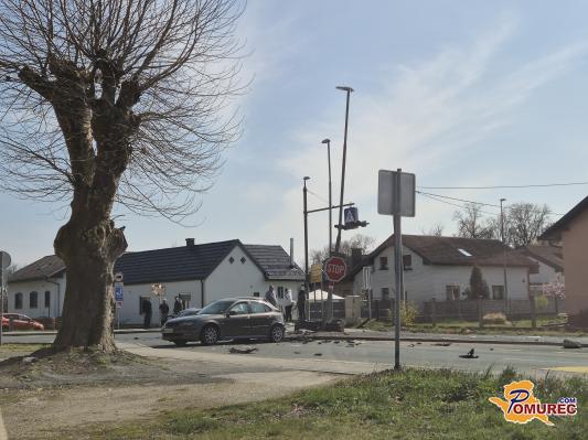 FOTO: Počilo v Srednji Bistrici, cesta je zaprta