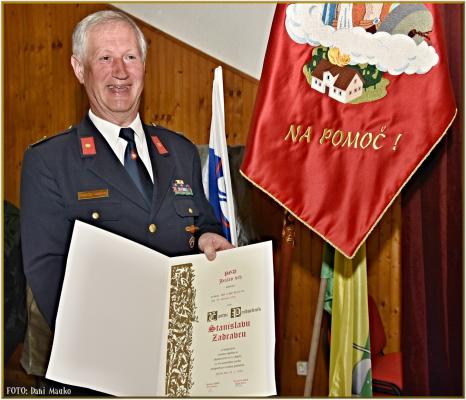FOTO: Stanislav Zadravec postal častni predsednik ob 90-letnici PGD Janžev Vrh