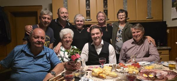 FOTO: Župan obiskal slavljenko ob njenem 80. rojstnem dnevu