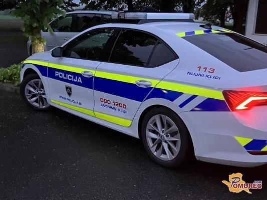 Pomurski policisti poročajo o tatvini, zalezovanju in nesrečah