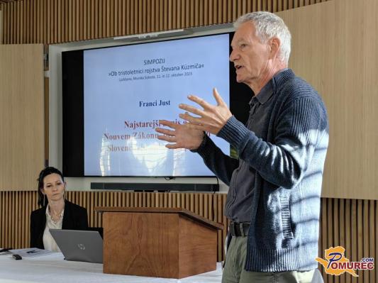 Visoko priznanje za Francija Justa za prispevek k slovenščini