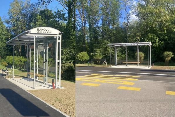 FOTO: Prenova avtobusnega postajališča polepšala podobo kraja