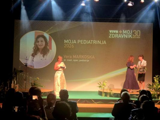 FOTO: Ljutomerska zdravnica prejemnica naziva Naj pediatrinja 2026