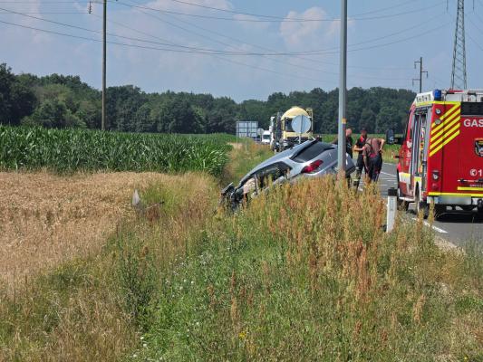 FOTO in VIDEO: Pri Puconcih prometna nesreča, na terenu interventne službe