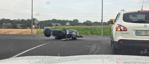 V Murski Soboti trčila motorist in voznik avtomobila