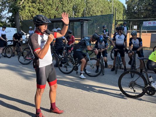 FOTO: Tour de Lotmerk povezal skoraj 150 ljubiteljev kolesarjenja