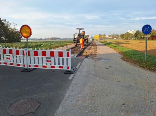Začela se je prenova pomembne vpadnice, promet poteka po obvozu